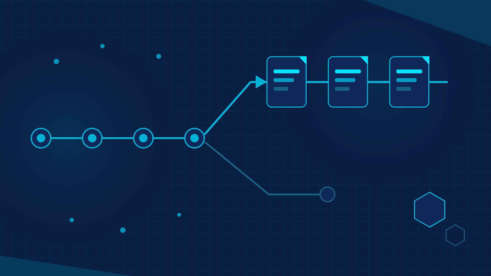 Diagrama corporativo de cola de excepciones human-in-the-loop en automatización con IA